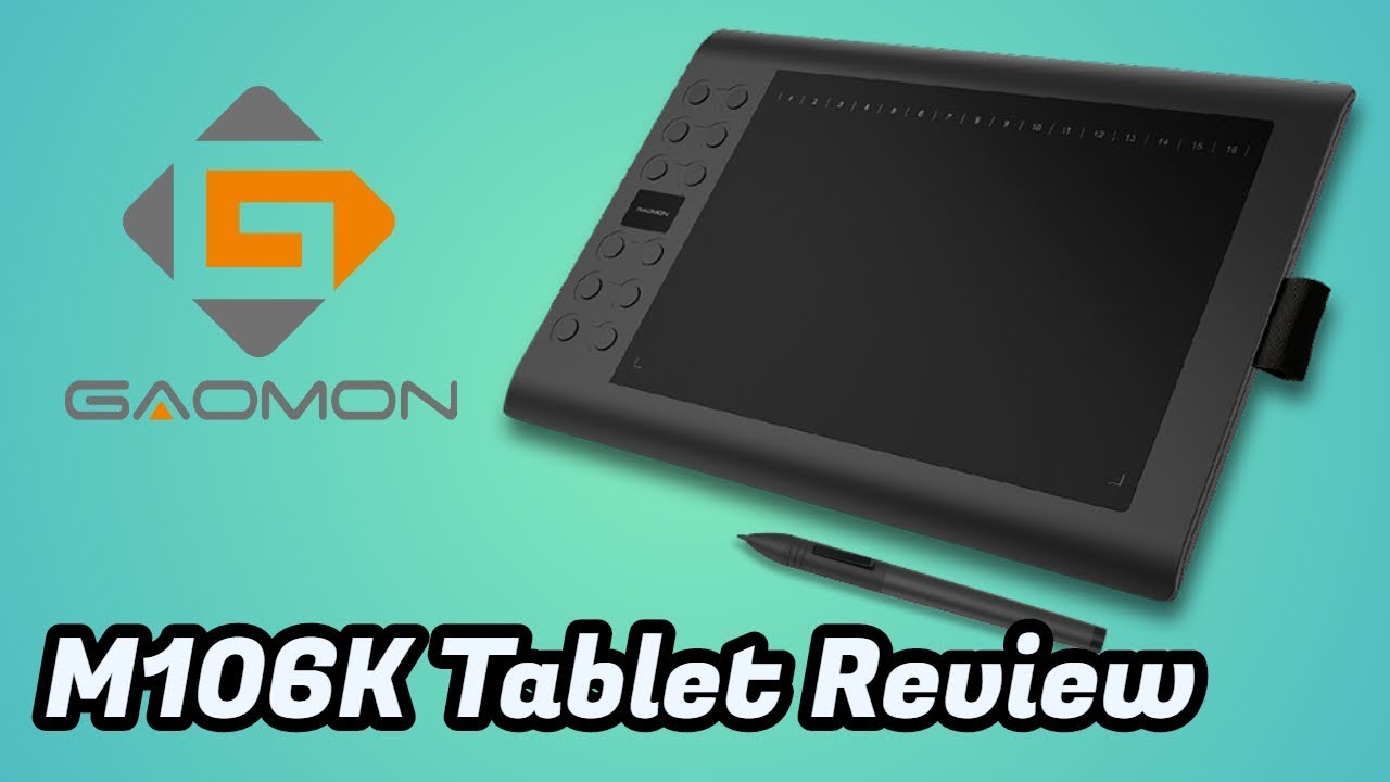 GAOMON M106K Tablet Unboxing + Review YouTube