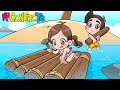 COSTRUIAMO UNA ZATTERA PER SCAPPARE DALL'ISOLA DI ROBLOX!!