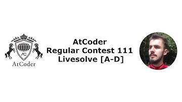 AtCoder Regular Contest 111 Livesolve [A-D]