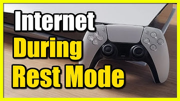 How to Stay Connected to Internet in Rest Mode on PS5 Console (Quick Settings)