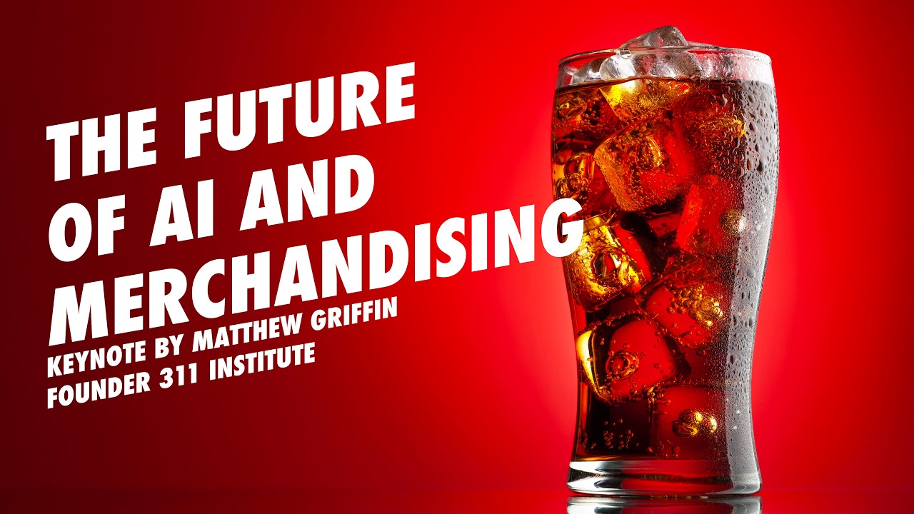 Matthew Griffin on stage: The Future of AI and Merchandising