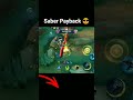 Saber Payback 😎 #mlbb #mobilelegends #gusion #mlbbcreator #mlbbshorts