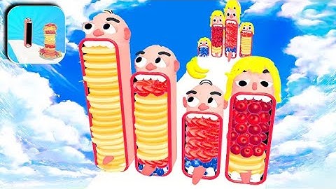 Pancakes Run walkthrough Game Play All Levels 26- 40 @Dakoi