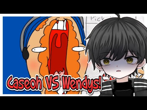Reacting to Caseoh VS Wendys Animation