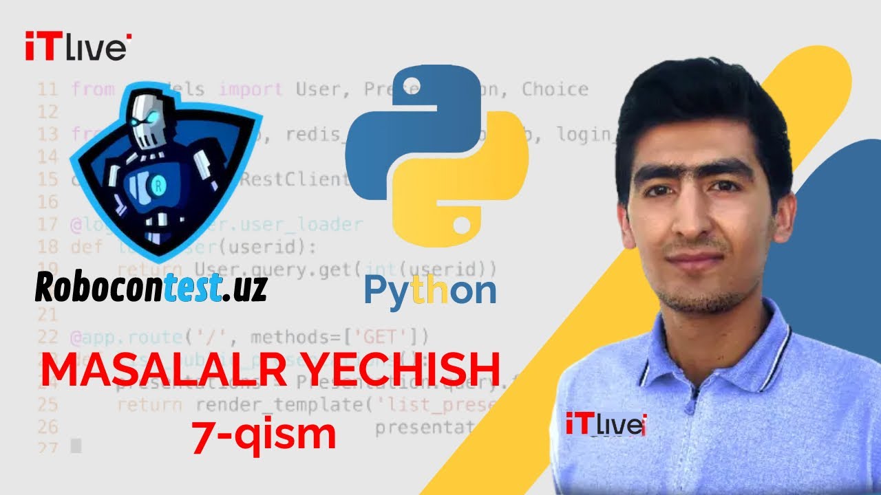 Python DASTURLASH TILIDA #7 : Robocontes Masalalari . Katta - kchik ...