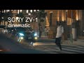 SONY ZV-1でシネマティックな4K動画を撮ってきました (夕方から夜にかけて 【VLOG】
