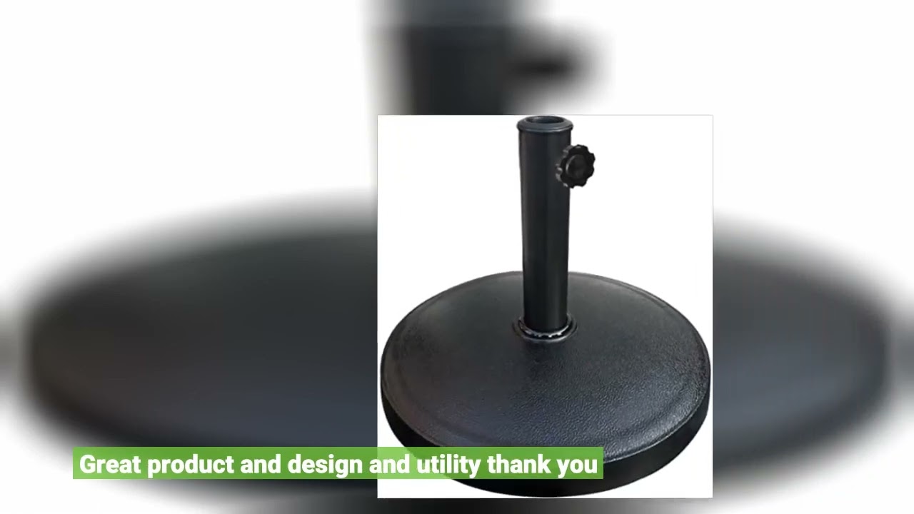 EliteShade Umbrella Base Stand Market Patio Outdoor Heavy Duty Umbrella Holder with Crossed Semicirc