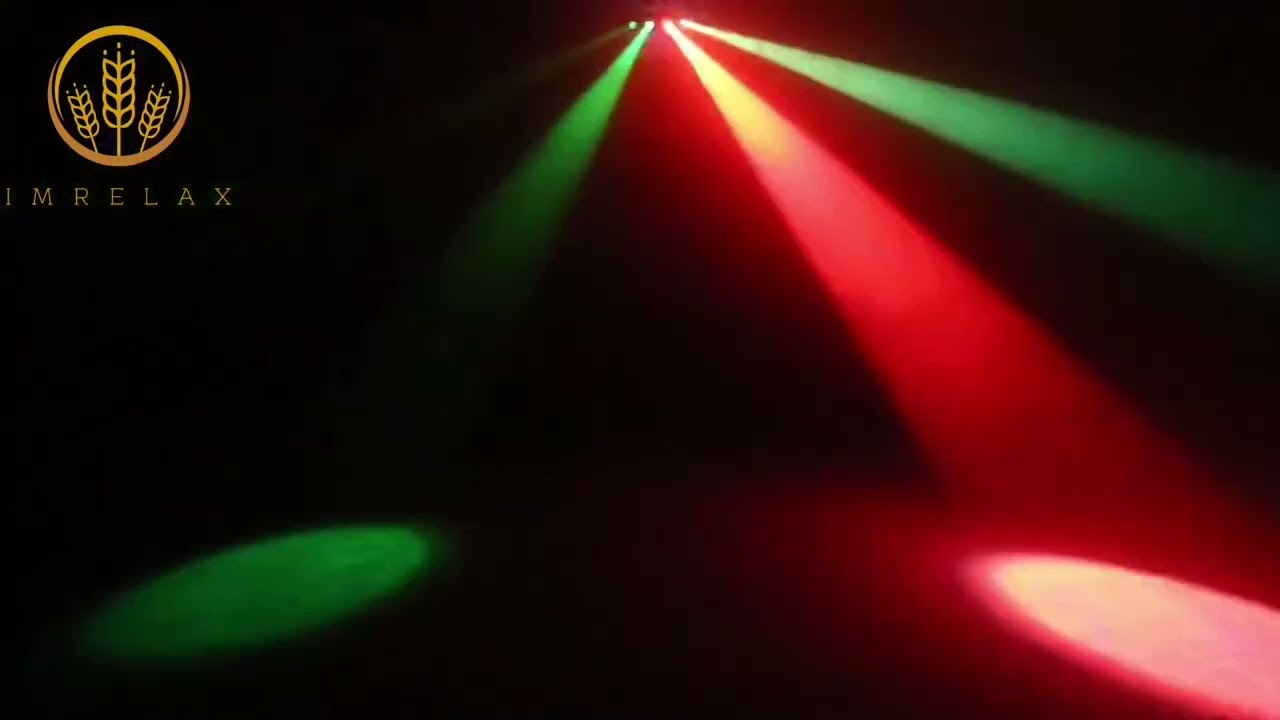 IMRELAX DJ Lighting 5x 40W RGBW LED Beam Light Club Lights for Stage Party Live Show Bar Ceremony