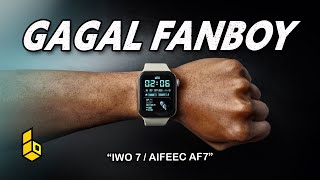 Review IWO 7 / Aifeec AF7 Smartwatch! Ngakunya sih Apple Watch 7 Clone...