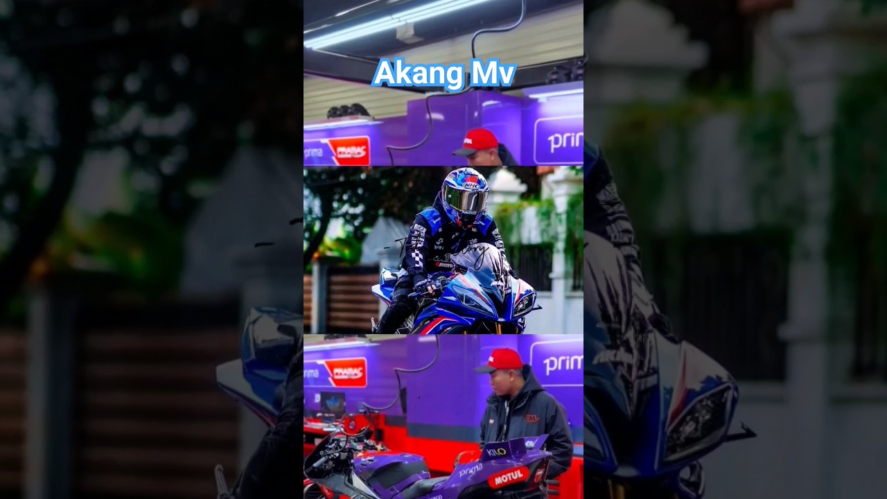 KESERUAN AKANG MV DI MOTO GP SPANYOL #shortvideo #akangmv #r6akangmv #zx10r #motovlog #viralvideo