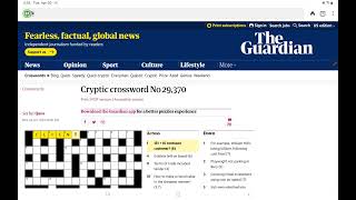 Guardian Cryptic Crossword (Tuesday, 30 April 2024)