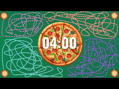 Timer For 4 Minutes - Bomb Timer (Pizza Countdown Explosion)