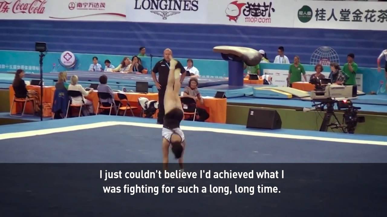 A Mexican Olympic gymnast rises to the occasion