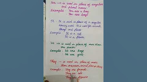 Std 1 English grammar chapter 5 Revision Part 1