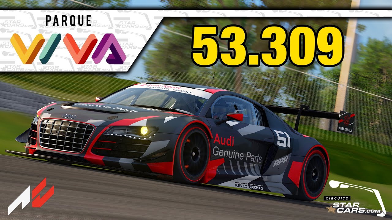 YouTube에서 Audi R8 LMS Ultra GT3 - 53.309 - Lap Time - Parque Viva - Costa Rica - Assetto Corsa 보기 YouTube에서 Audi R8 LMS Ultra GT3 - 53.309 - Lap Time - Parque Viva - Costa Rica - Assetto Corsa 보기