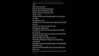 nếu lúc đó- tlinh (Chum-cover) 🥺❤️ Neu Luc Do Lyrics