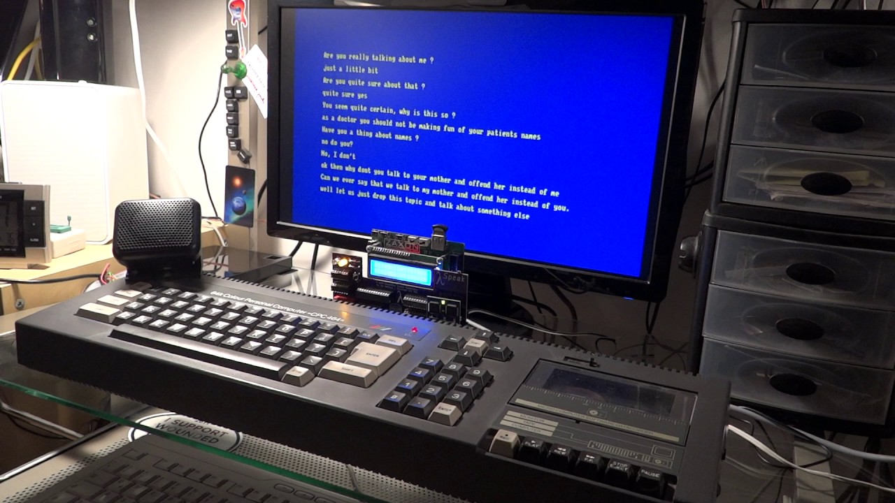 LambdaSpeak meets BASIC Eliza on the CPC 464