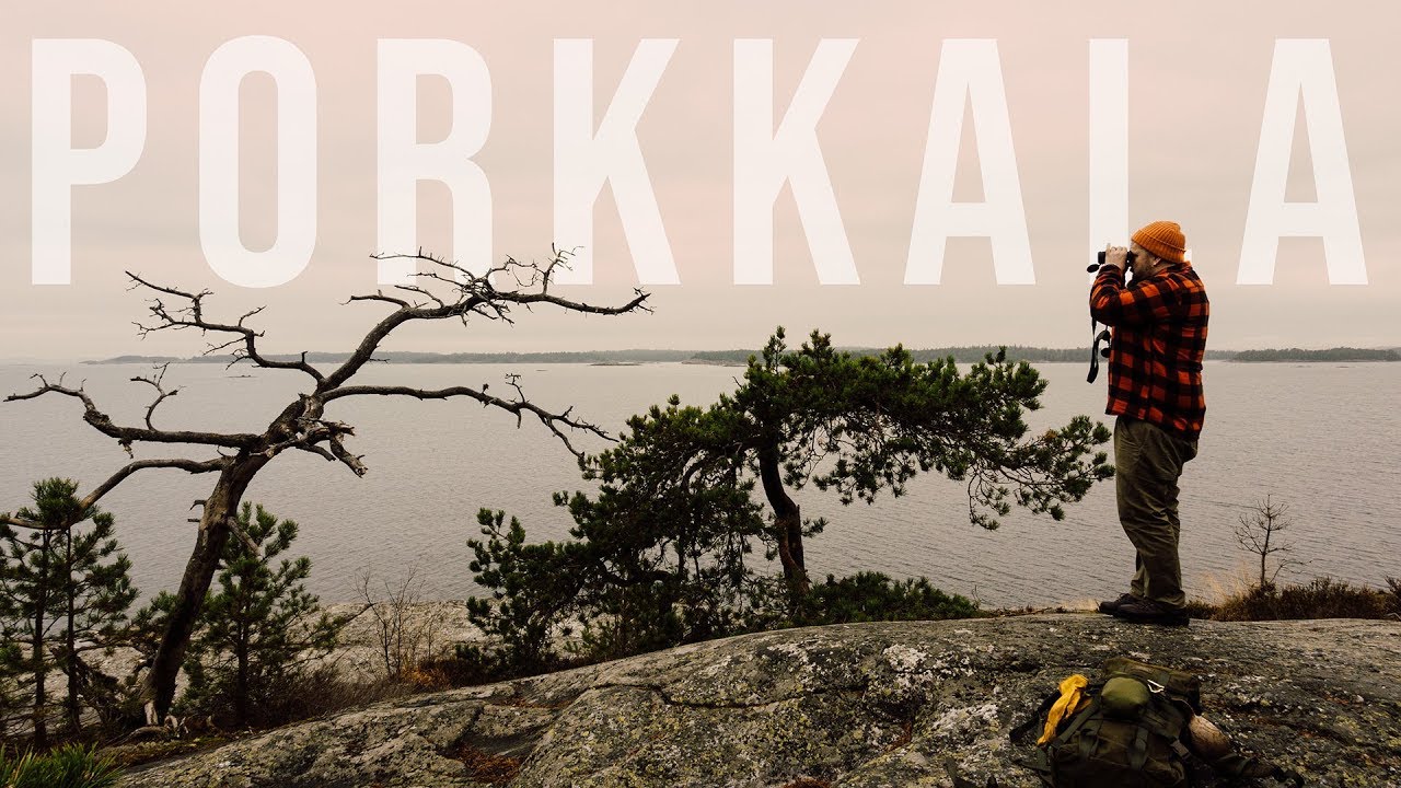 RETKELLÄ PORKKALANNIEMESSÄ | Aamiainen risukeittimellä | Nokipannukahvit | 4K