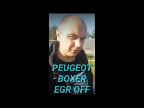 Peugeot Boxer Отключение EGR