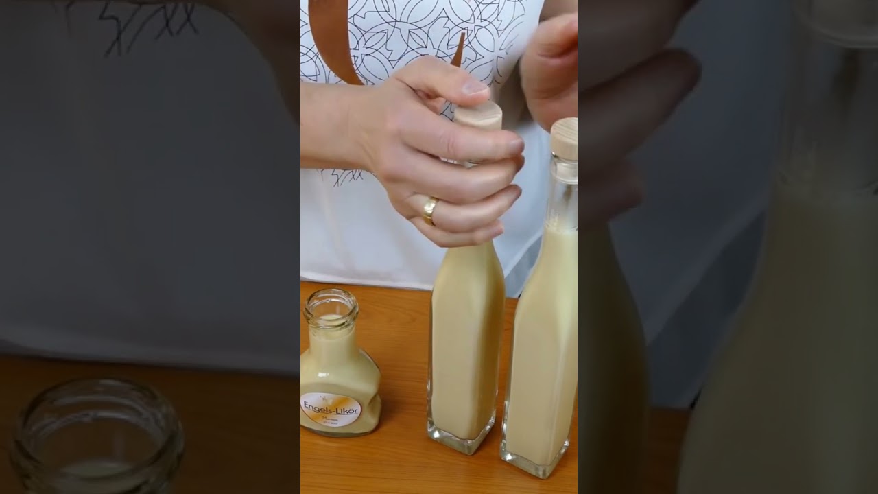 Angel liqueur / cream liqueur / egg-free / super quick to make / Christmas gift idea