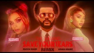 The weeknd & Ariana grande - Save your tears (Remix) ft. Zhavia