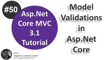 (#50) Model validations in asp.net core | Asp.Net Core tutorial