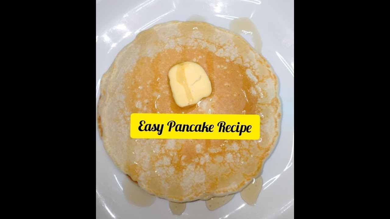 Easy Pancake Recipe Simpleng Merienda YouTube