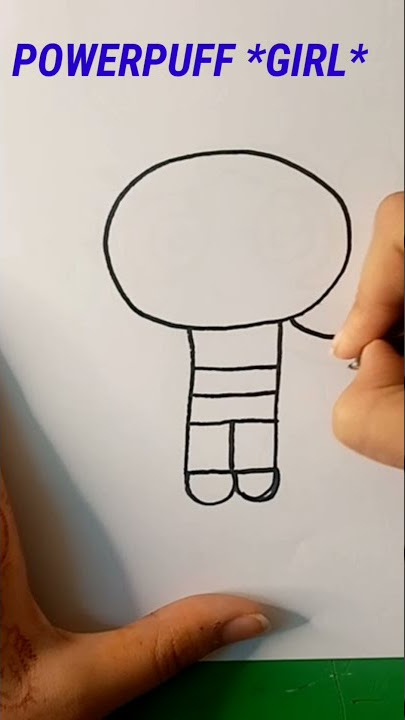 How To Draw Powerpuff Girls For Beginners || Powerpuff Girl Drawing #shorts @Hira Art's 2M