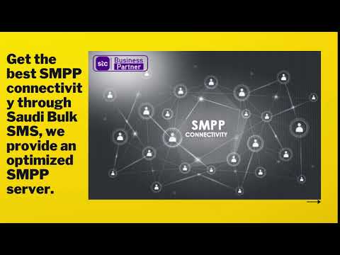 Get the best SMPP connectivity through Saudi Bulk SMS, we provide an optimized SMPP server.