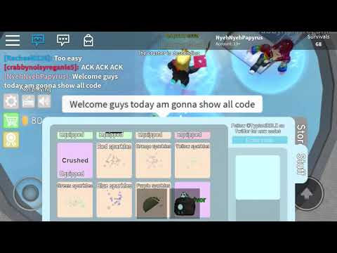the crusher roblox codes
