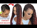 🔥EASY CROCHET BOX BRAIDS /🚫 NO RUBBER BANDS / Beginner Friendly / Protective Style / Tupo1