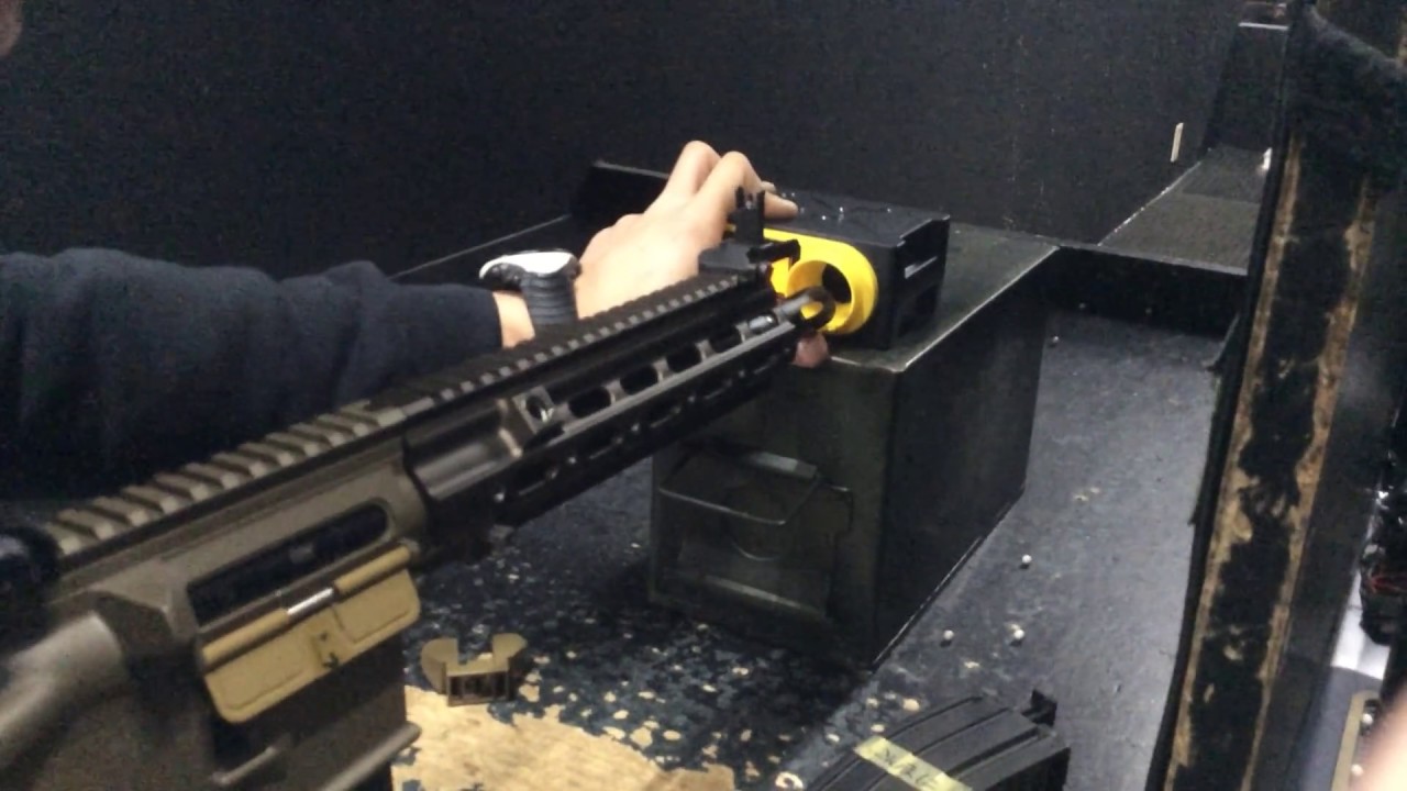 東京マルイ 次世代 HK416 DELTAカスタム （試射テスト） - YouTube