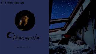 🎧 [EXO] Sehun soft talking voice during a rainy night asmr | Relax, Sleep & Study