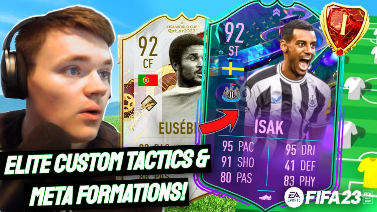 THE BEST CUSTOM TACTICS I'VE USED ALL YEAR! RANK 1 CUSTOM TACTICS & THE BEST FORMATION! | FIFA 23