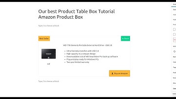 Free Affiliate and Deals Product Box in GenerateBlocks