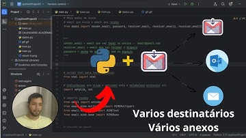Email automático com Python (atualizado 2024) (vários anexos + vários destinatários)
