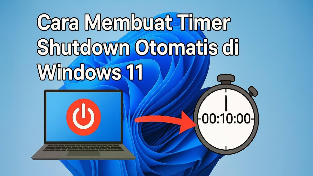 Cara Membuat Timer Shutdown Otomatis di Windows 11 - YouTube
