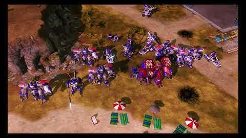 C&C Red Alert 3 - Uprising Reborn Mod - Empire of The Rising Sun / Giga Attack
