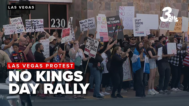 'No Kings Day' rally fills Downtown Las Vegas to protest Trump policies