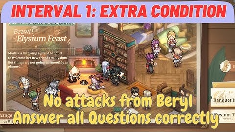 Sword of Convallaria [GL] Elysium Feast: Interval I Extra Condition Guide