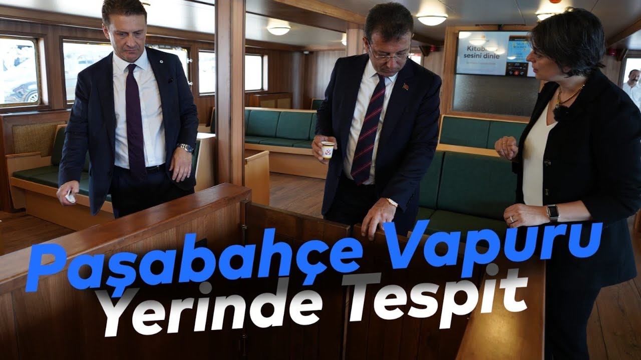 PAŞABAHÇE VAPURU ÇOK GÜZEL OLDU | YERİNDE TESPİT