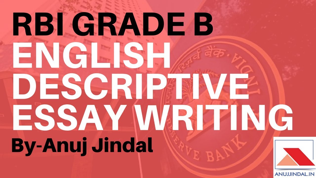 how to write an essay for rbi grade b