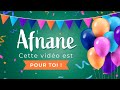 Joyeux anniversaire afnane 