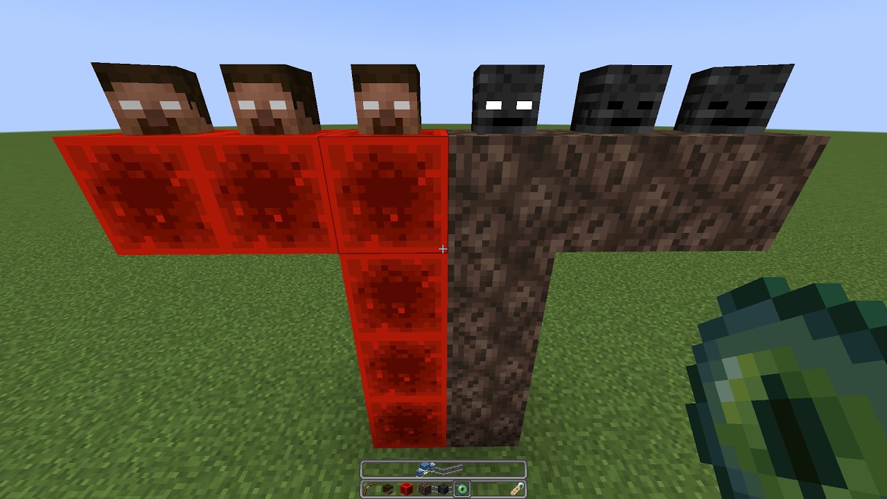 what if you create a Wither Enderman Herobrine Golem in MINECRAFT - YouTube