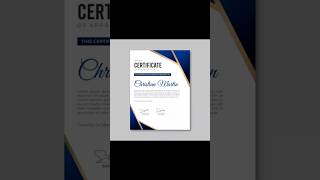 How to draw certificate design in MS WORD| #logo #powerpoint #excel #art #photoshop #photoshop