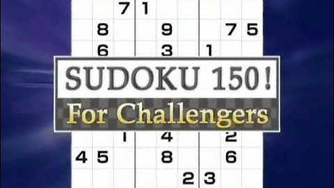 Sudoku 150! for Challengers (DSiWare) - PlanetNintendo.it