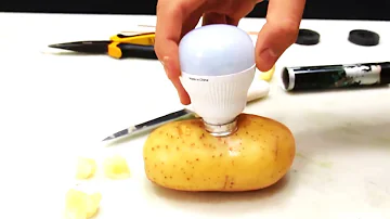 Qual energia a batata produz?