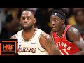 Los Angeles Lakers vs Toronto Raptors - Full Game Highlights | November 10, 2019-20 NBA Season