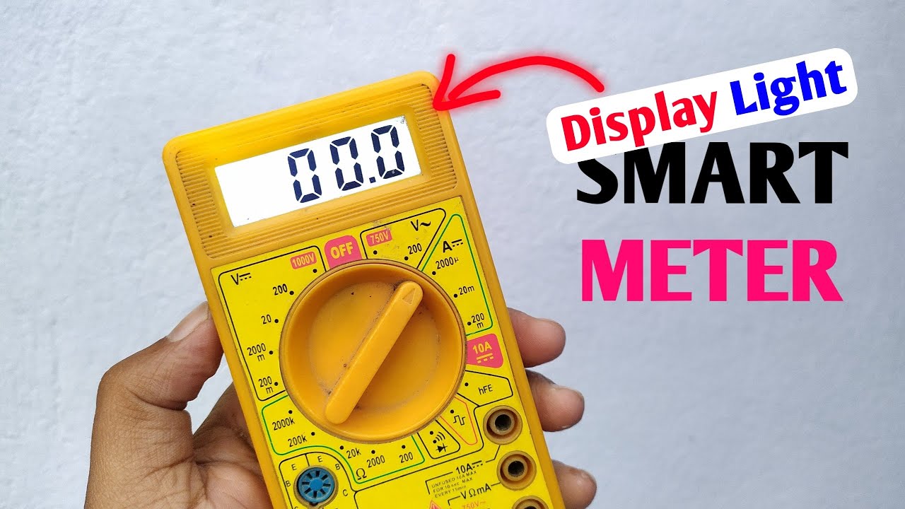 multimeter upgraded: DIY LCD BACKLIGHT for your Multimeter