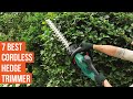 7 Best Cordless Hedge Trimmers